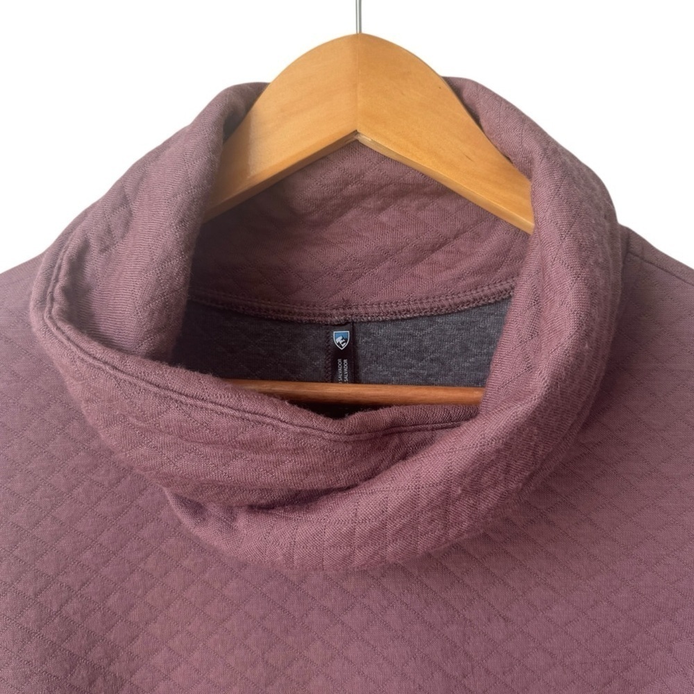 Kuhl Athena Wool Blend Cowl Neck Pullover Sweater Alpenrose Pink Women's Small - Picture 3 of 10